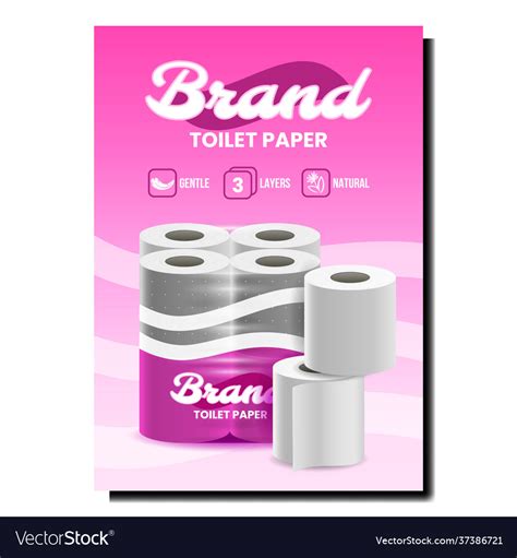 Download Toilet Paper Creative Promotional Banner Vector